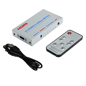 Chave Seletora Hdmi 2.0 5 Entradas X 1 Saida C/ Controle Tblack