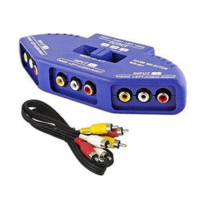 Chave Seletora Rca 3 Entrada X 1 Saida Tblack