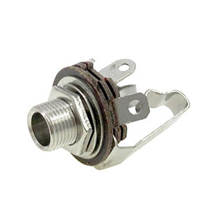 Jack J10 Estereo Circuito Aberto Niquelado Tblack