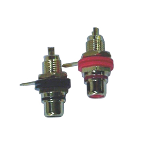 Jack Rca Painel Gold Branco E Vermelho Tblack