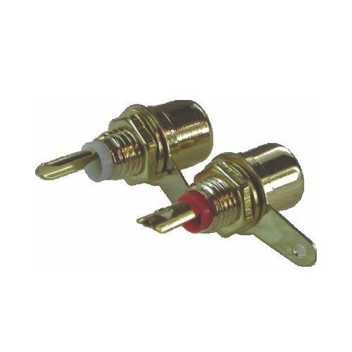 Jack Rca Painel Mini Gold Branco E Vermelho Tblack