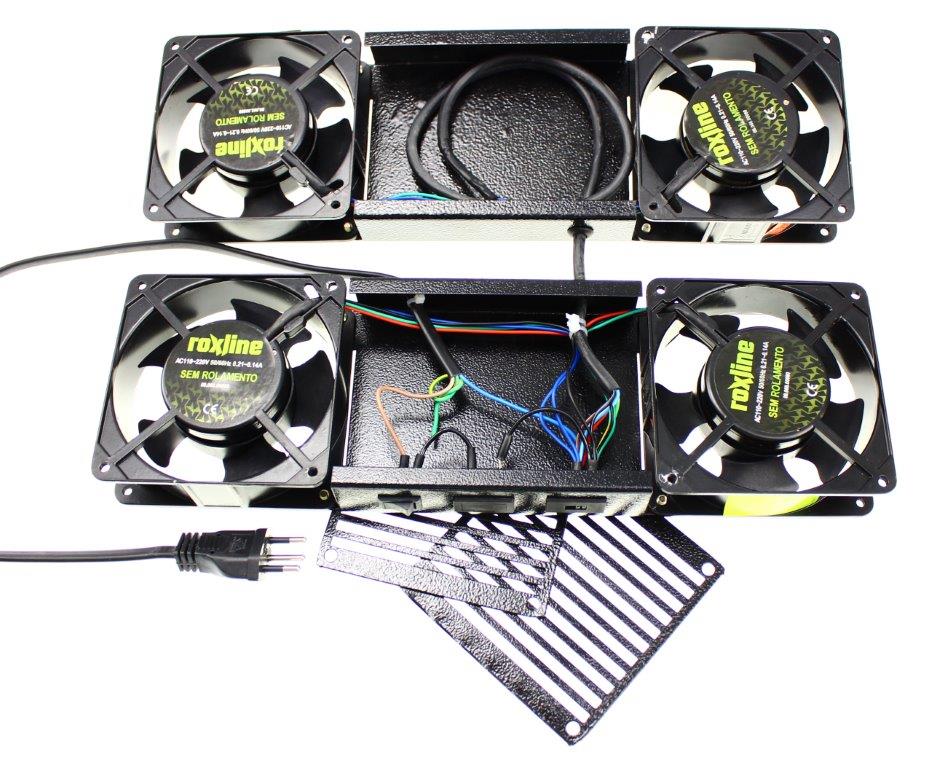 Kit Ventilacao 4 Vent Pt Modular