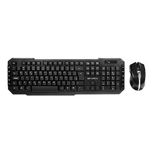 Kit Teclado + Mouse S/Fio K-W40bk C3t