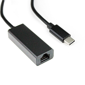 Adaptador Usb 3.1 Tipo C X Rj45 Femea 10/100 Tblackrox