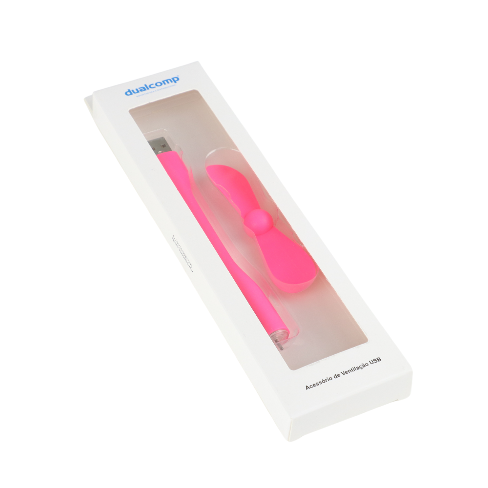 Acessorio De Ventilação Usb Rosa