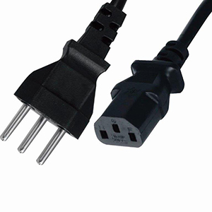 Cabo Forca 3X2,50MM² 500V 180° 20A 1,8M