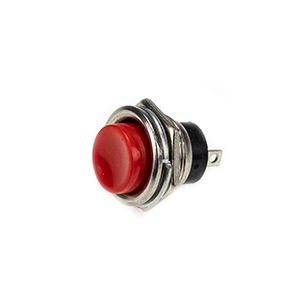 Chave Push Button Liga Vermelho Duallux