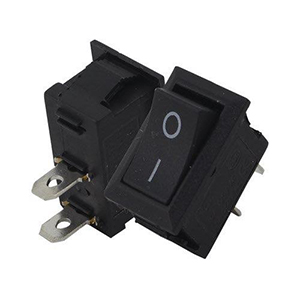 Chave Gangorra 2 Terminais Liga/Desliga Preto Duallux