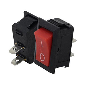 Chave Gangorra 2 Terminais Vermelho Liga/Desliga Duallux