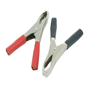 Garra Jacare Bateria 50A Media Preta/Vermelha Duallux