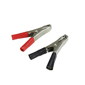 Garra Jacare Bateria 50A Media Preto/Vermelho C/ 4 Pares Tblack