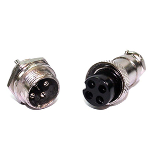 Conector Mic Macho X Femea 4 Pinos Duallux