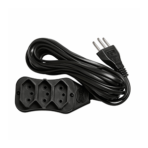 Extensao Eletrica 2P+T 3X0,75MM Sort 3M Pt