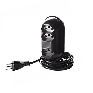 Extensao Eletrica 2P+T 3X0,75MM 2M Pt