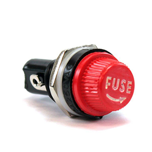 Porta Fusivel Painel Grande Vermelha Tblack